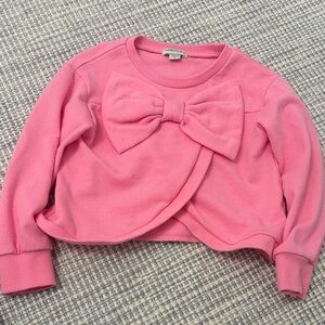 Pink Bow Kids Top